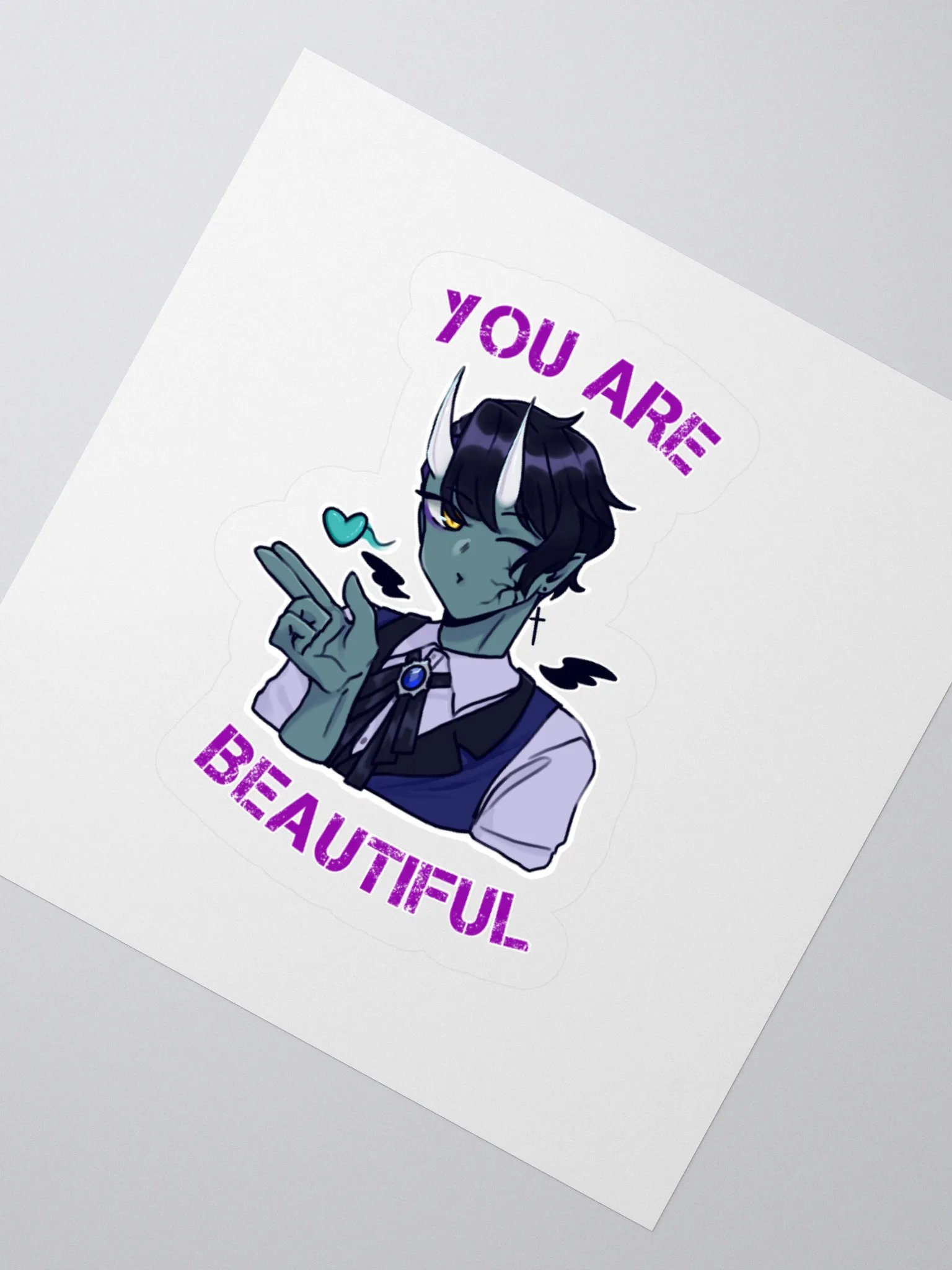 You Are Beautiful Sticker product image (2)