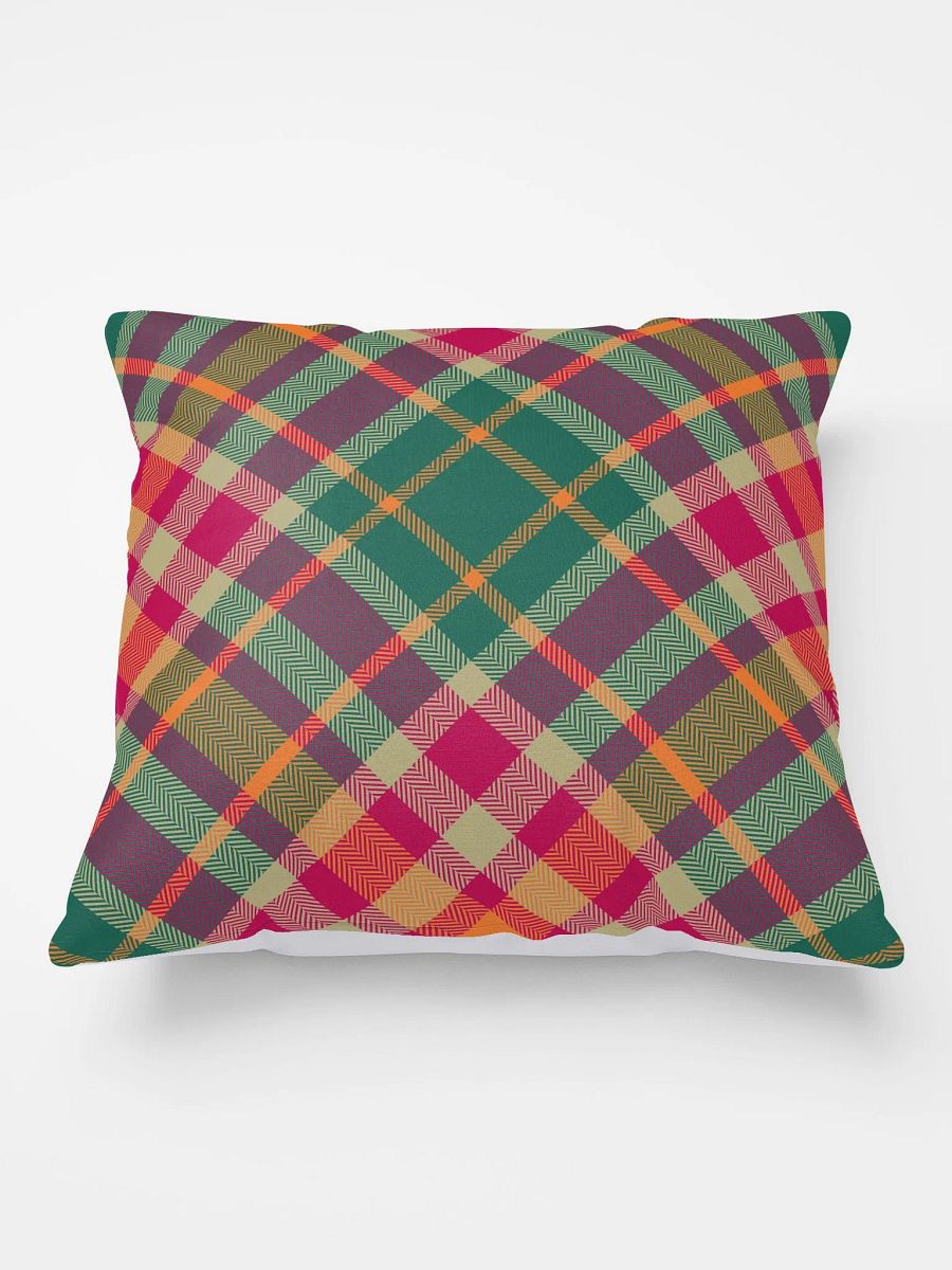 Symmetric Plaid Christmas Pillow product image (3)