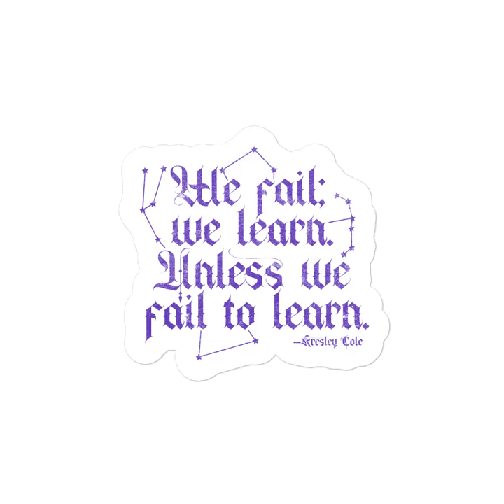 We Fail We Learn Magnet product image (2)