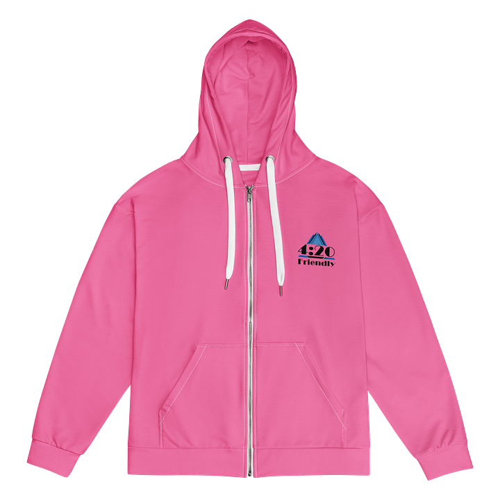 Zip-Up Hoodie Hot Pink product image (1)