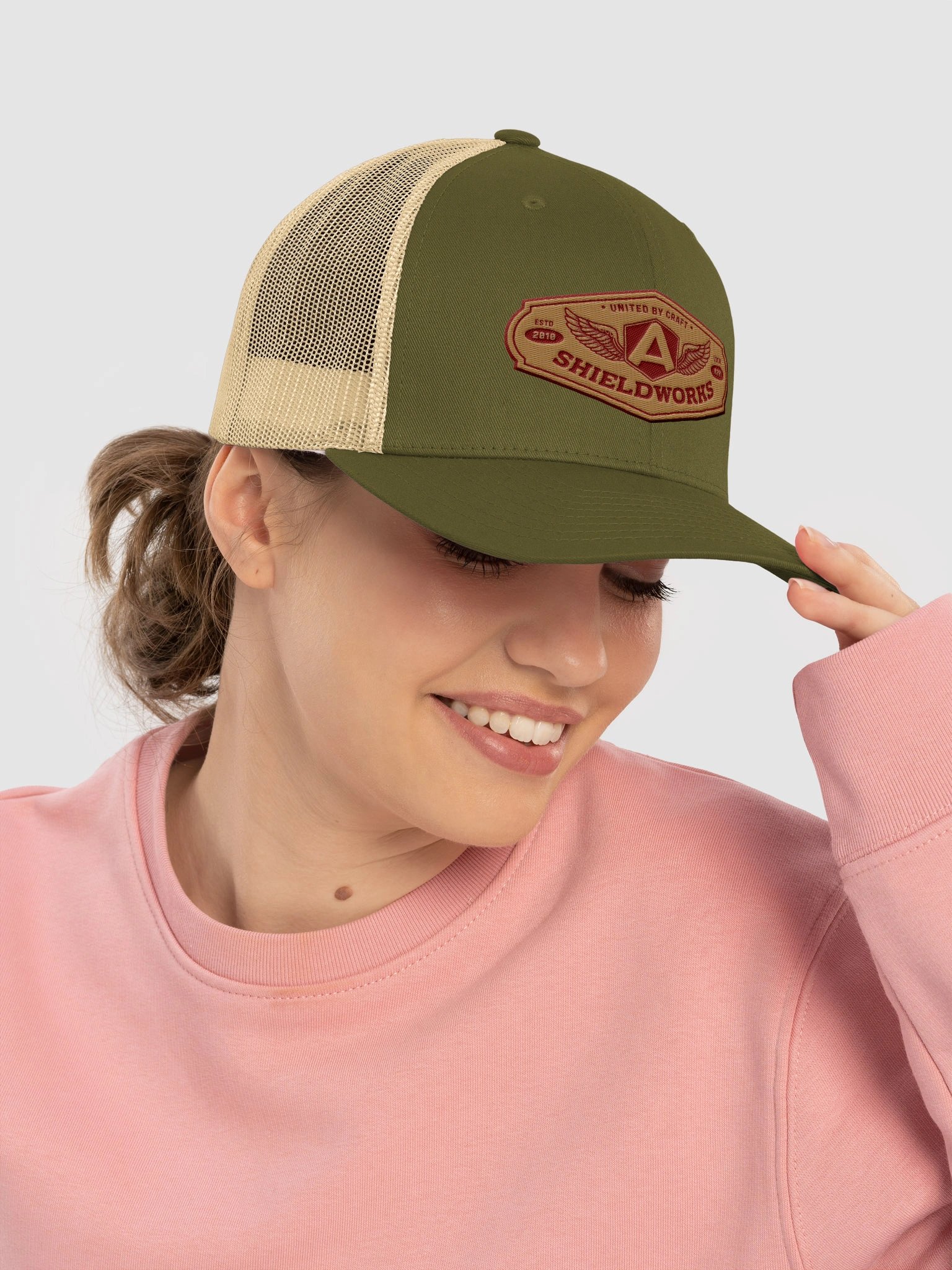 Shieldworks Local #201 “United by Craft” Trucker Hat product image (5)