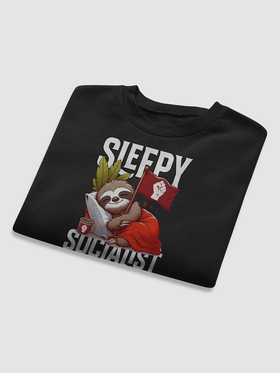 Pris - Sleepy Socialist Bella+Canvas Fleece Crop Hoodie product image (37)