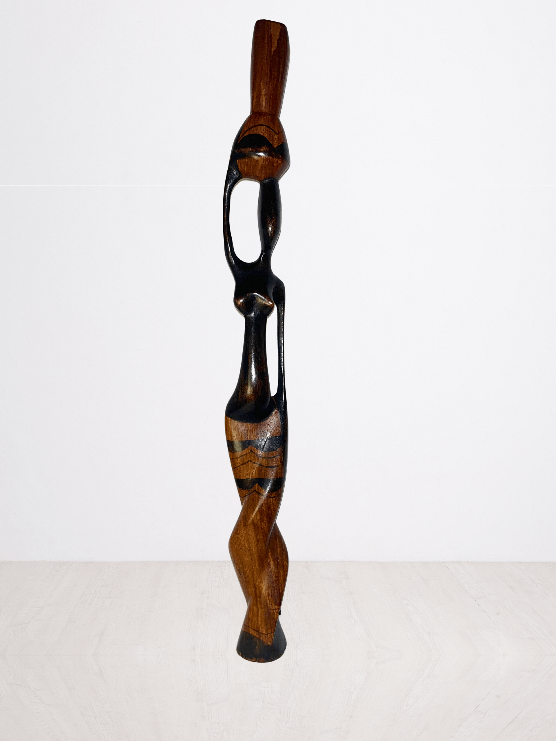 Handcarved Wooden African Woman Sculpture product image (2)