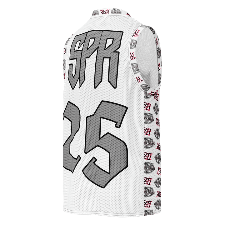 XNE OV SOLEIL Basketball Jersey (White) product image (2)