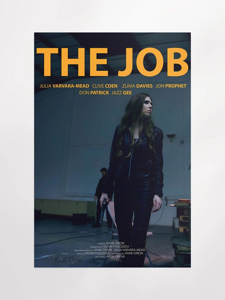The Job - Official Signed Movie Poster | A Film by Hank Orion product image (1)