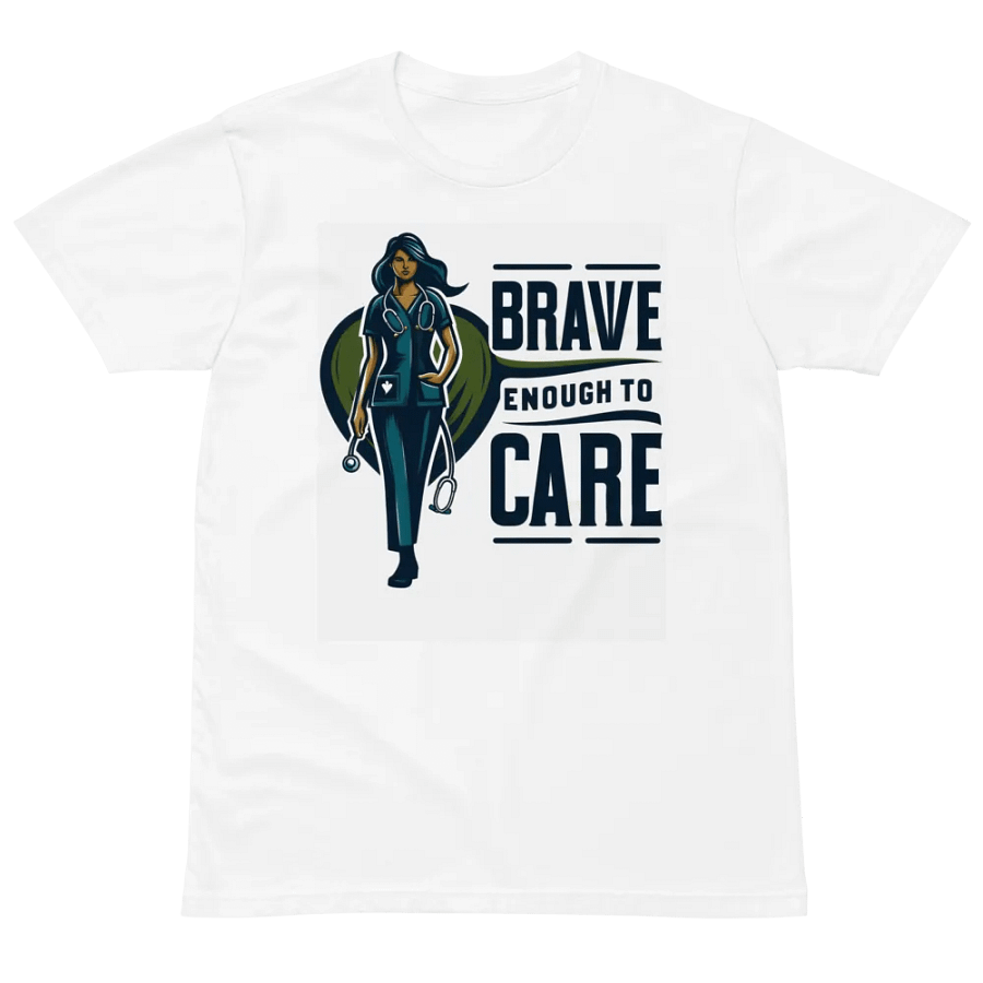 brave enough to care t-shirt product image (2)