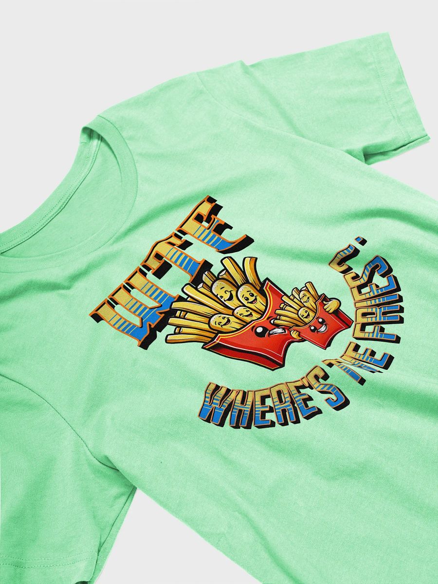 WTF Wheres The Fries Cartoon T-Shirt product image (29)