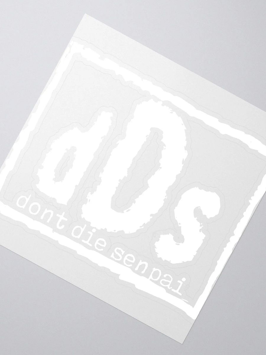 DDS White Sticker product image (2)