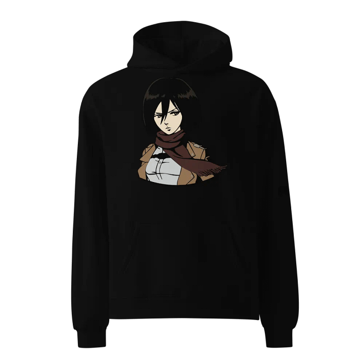 Determined Spirit Mikasa Ackerman Oversized Hoodie product image (1)