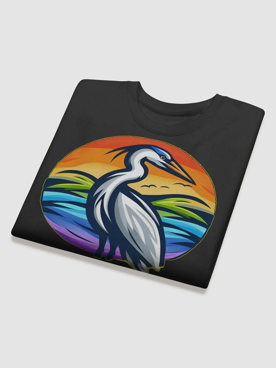 Vibrant Heron Circle Sweatshirt product image (4)