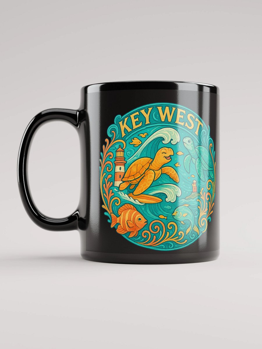 Key West Tropical Mug with Turtles, Fish, and Lighthouse product image (6)