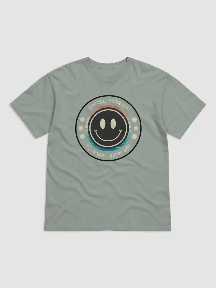 Don't Worry Be Happy Circle T-Shirt product image (6)