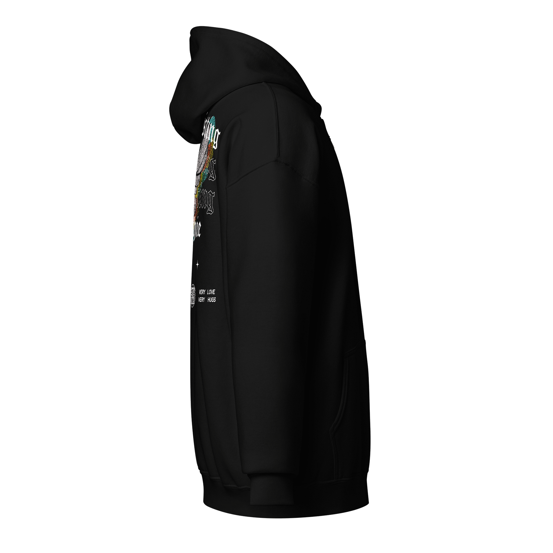 Clean Sleeves Manifesting a Plushie Zip Up Hoodie - Grunge Butterfly Edition product image (4)