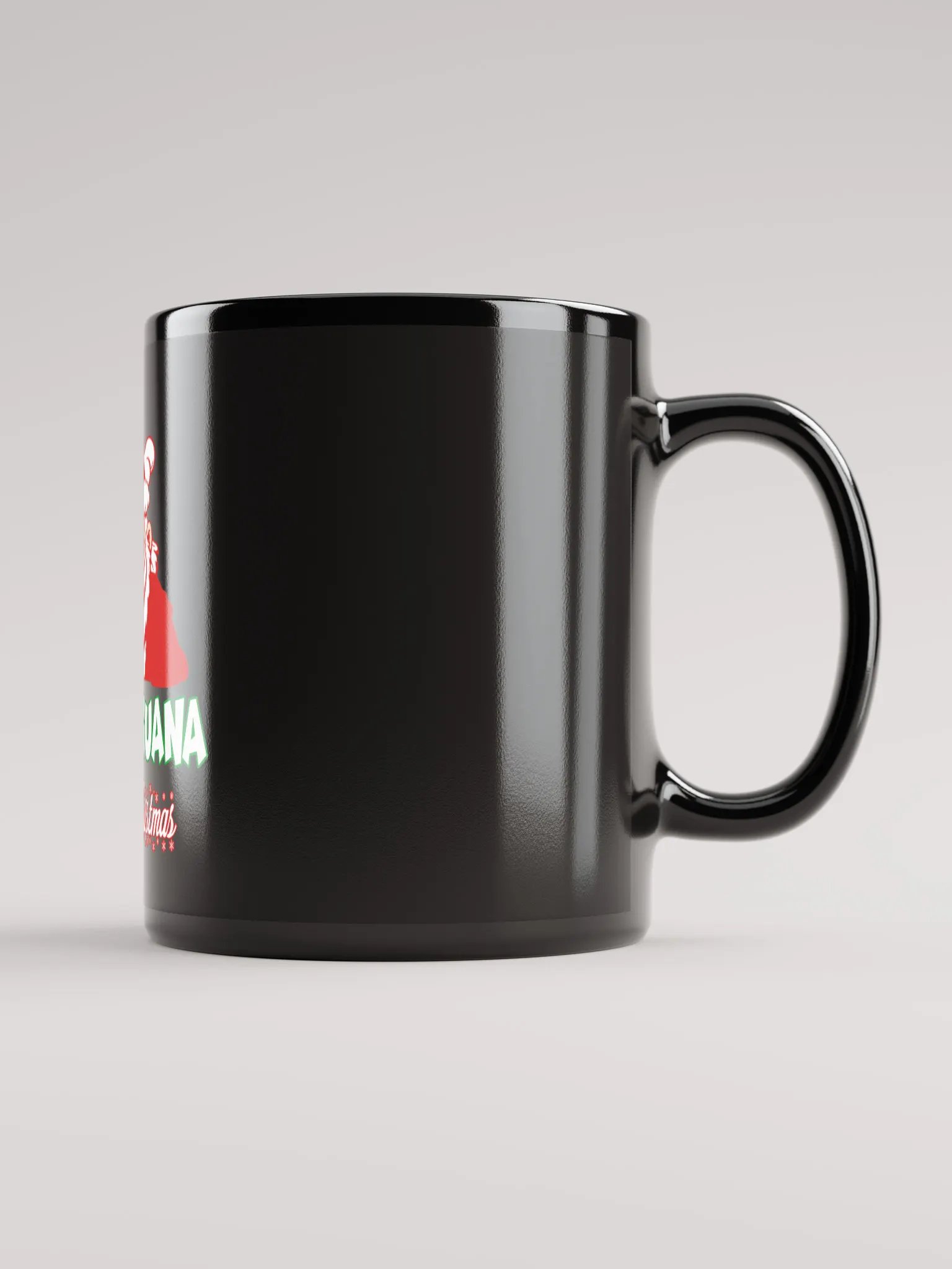 Merry Juana Santa Black Glossy Mug product image (1)