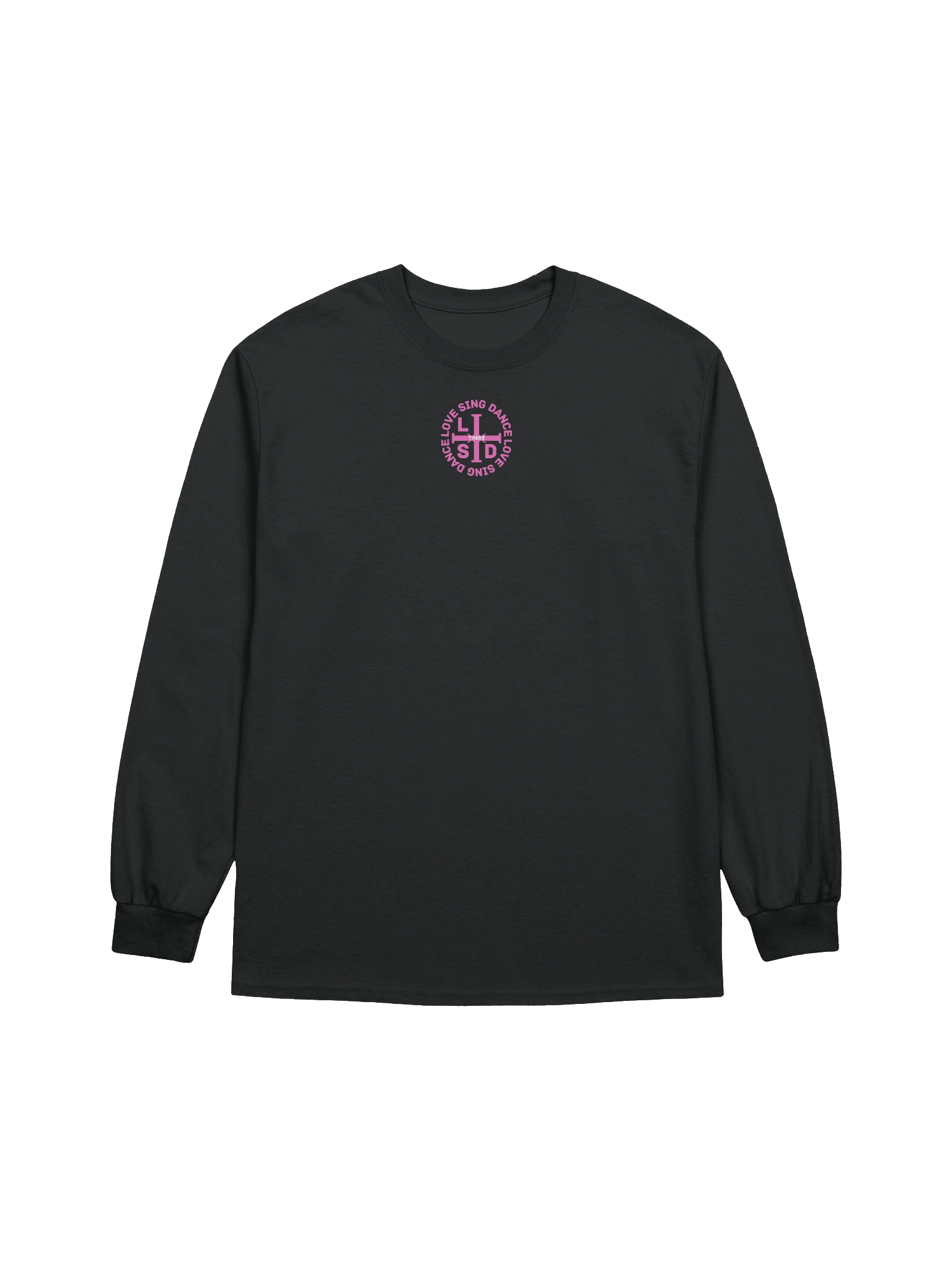 LSD TRIBE "Love Sing Dance" Mystic Long Sleeve Tee {Pink Emblem} product image (1)