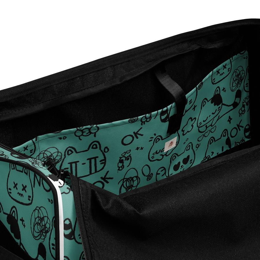 Cats Doodles Duffle Bag product image (6)