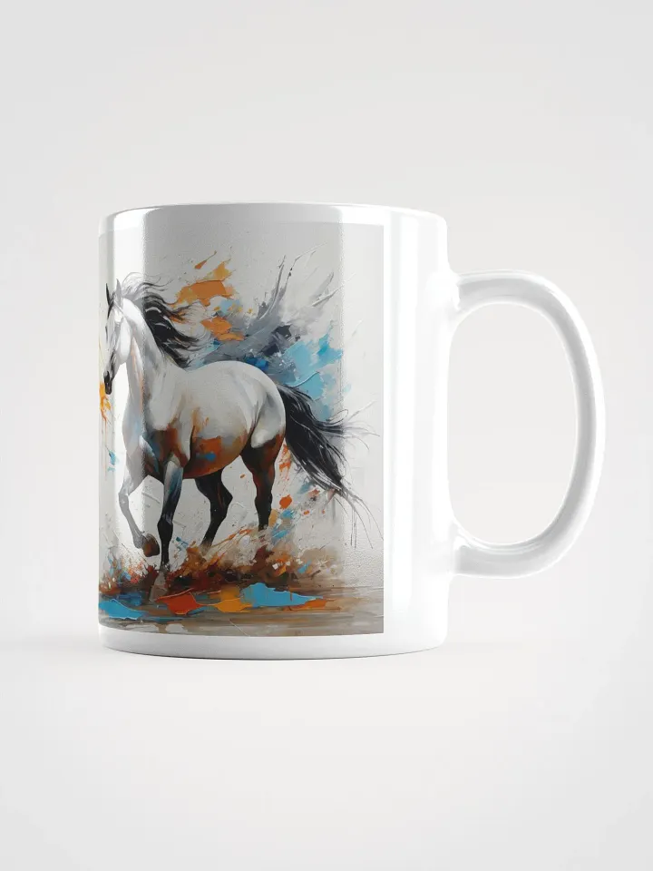 Midnight Mane Ceramic Horse Mug product image (1)