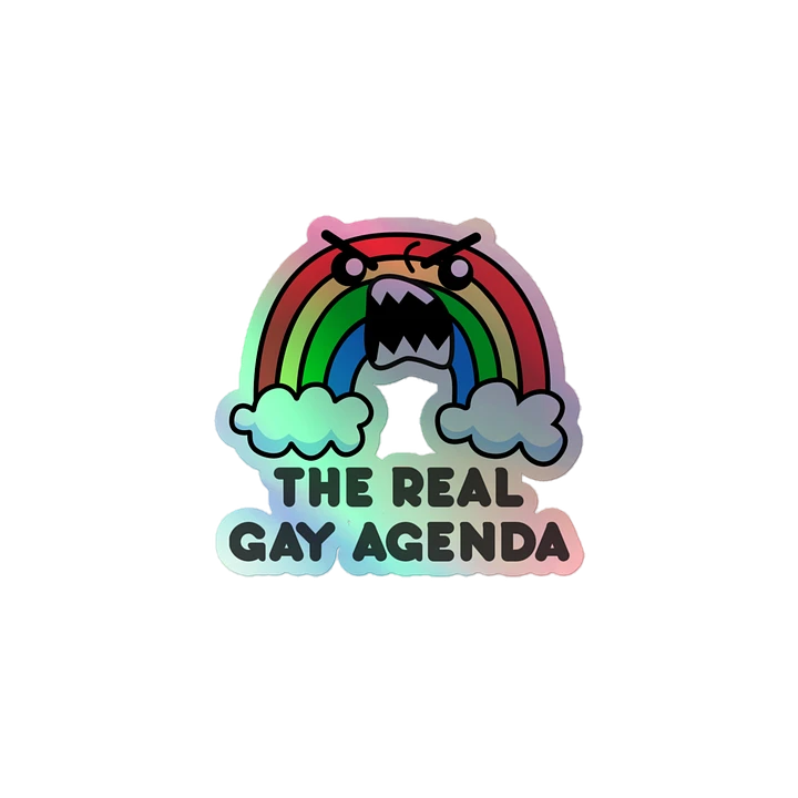 The Real Gay Agenda Sticker product image (1)