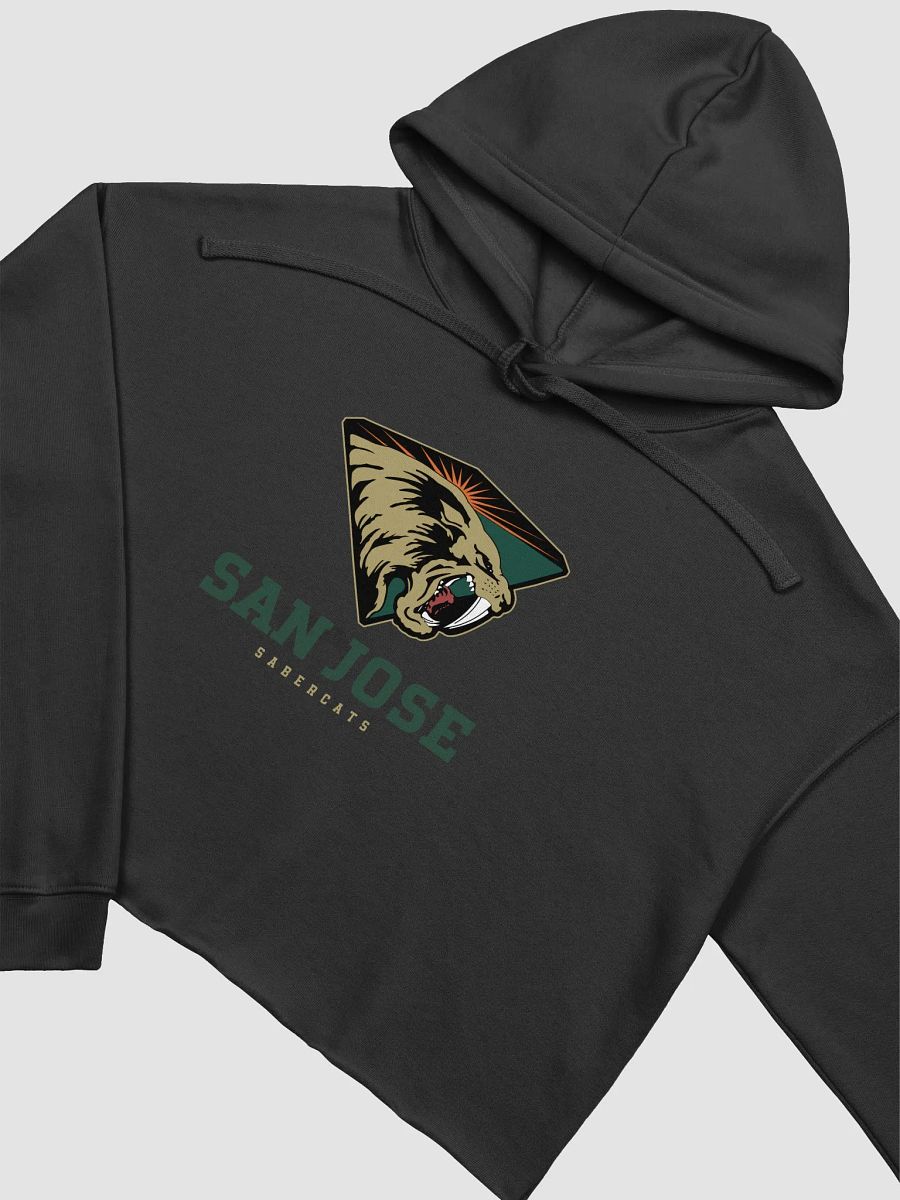 San Jose SaberCats Women's Crop Hoodie by Canvas product image (3)