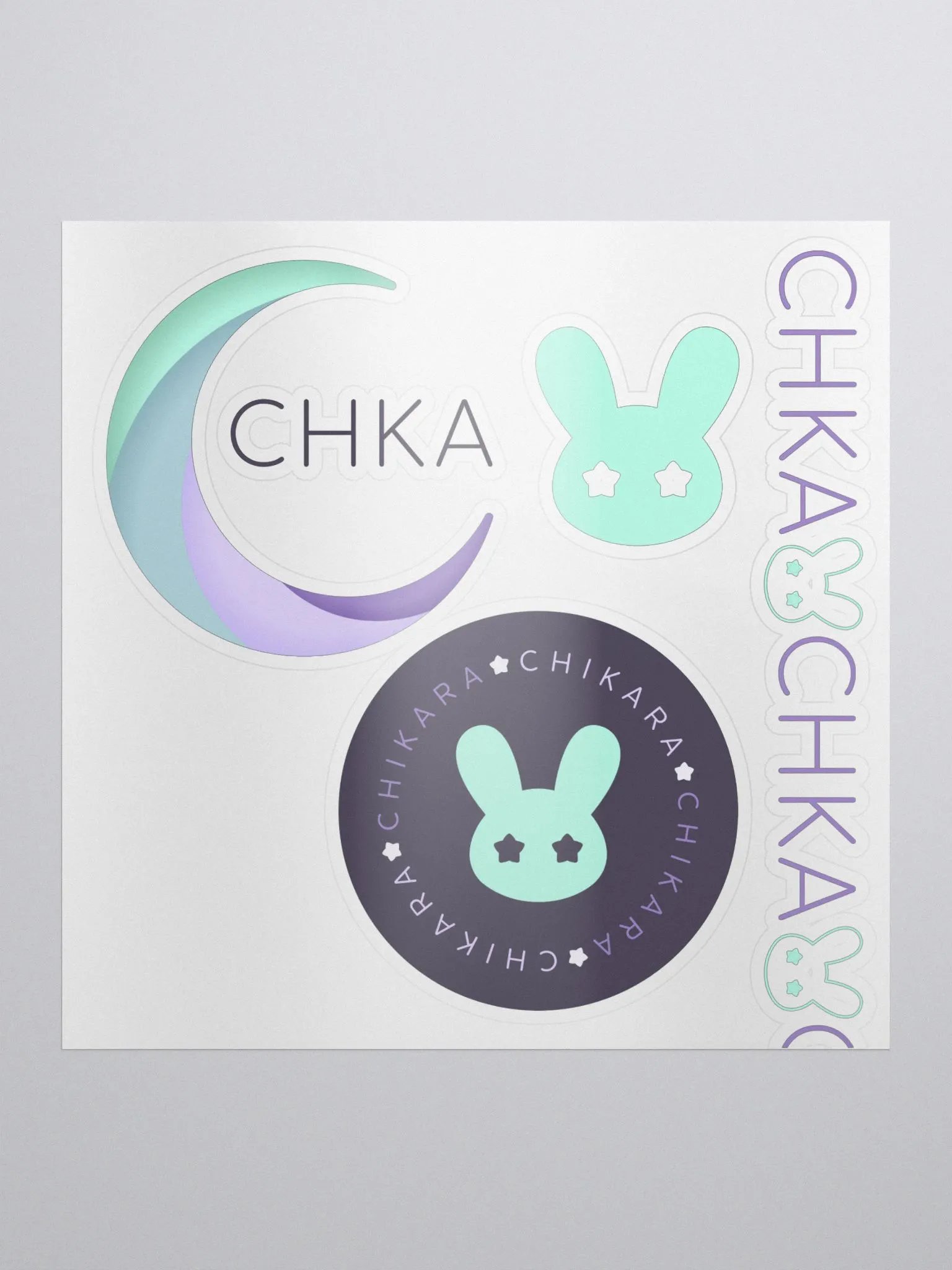 Logo Sticker sheet product image (2)