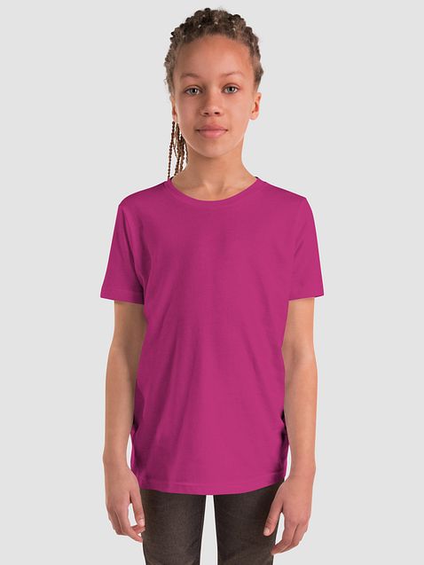 Photo showing Bella+Canvas Youth Short Sleeve T-Shirt