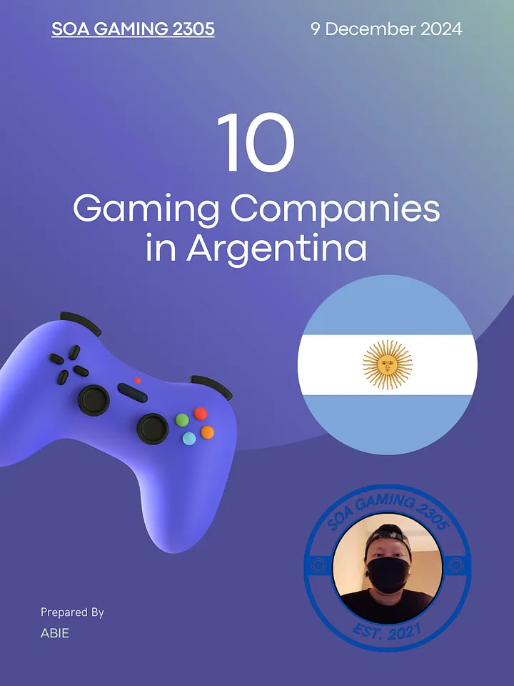 Unlock Argentina’s Gaming Industry: The Top 10 Companies Hiring Now and How to Secure Your Dream Job! product image (1)