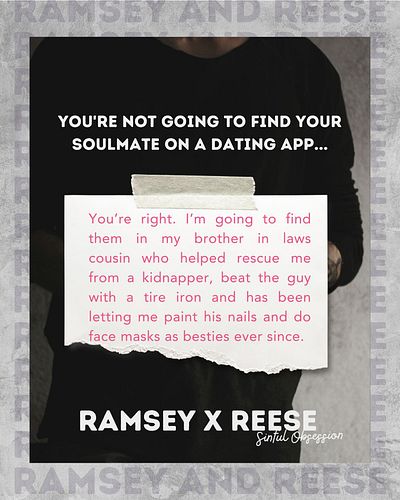 Ramsey and Reese are the most tension-y yearning couple of mine to date 😌 

If Reese doesn’t claim that man I fear someone el...