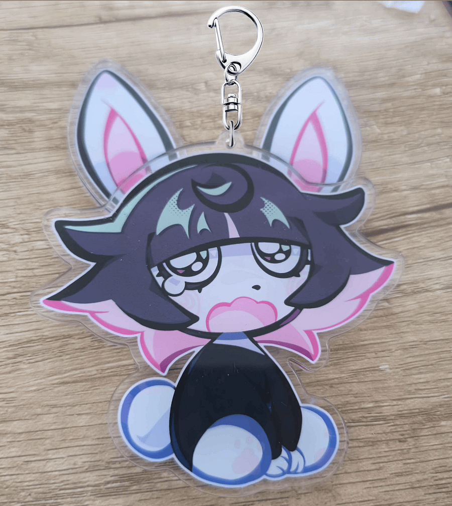 Delulu Ear Flick Keychain (INTERACTIVE) product image (2)