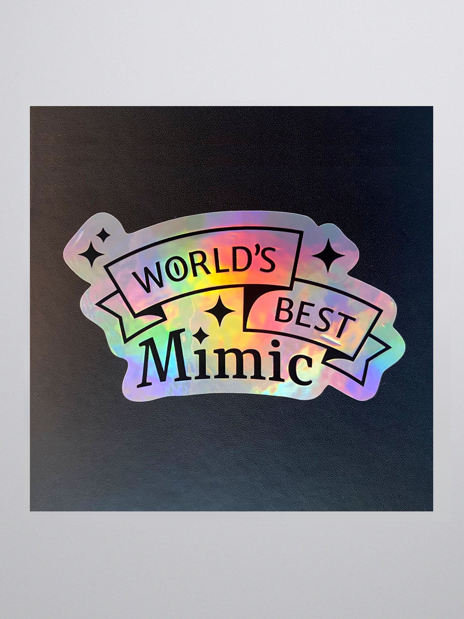 World's Best Mimic Sticker Holographic product image (1)