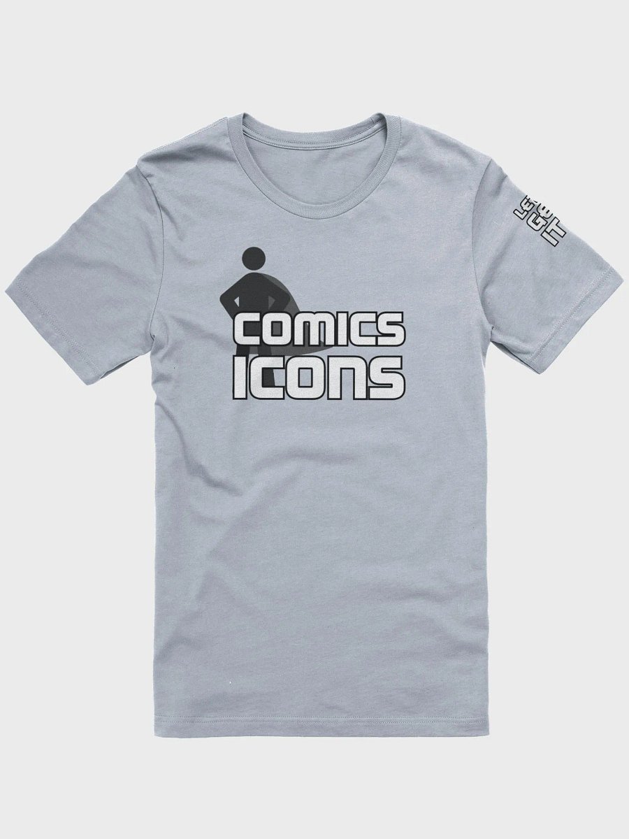 Comics Icons White On Black Logo Tee product image (1)