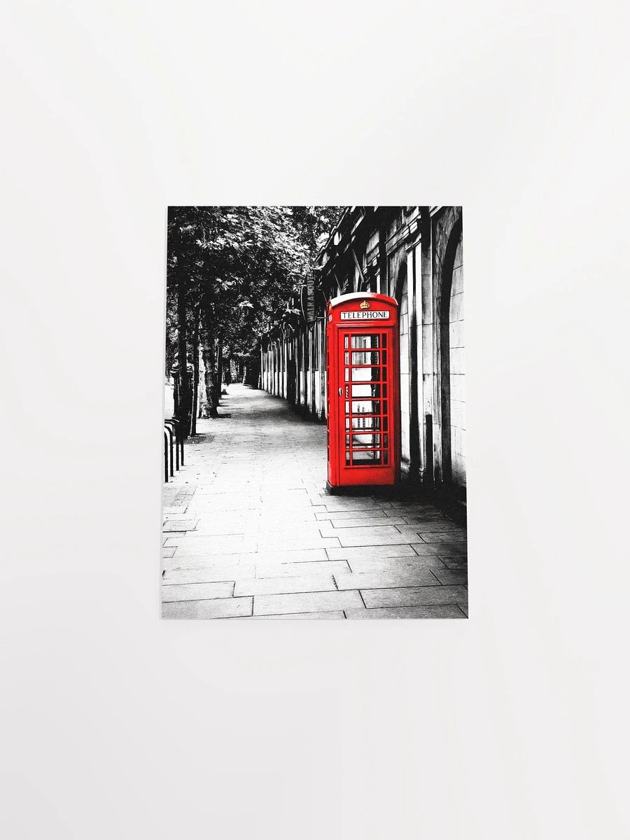 London Calling – Red British Telephone Box Matte Poster product image (33)