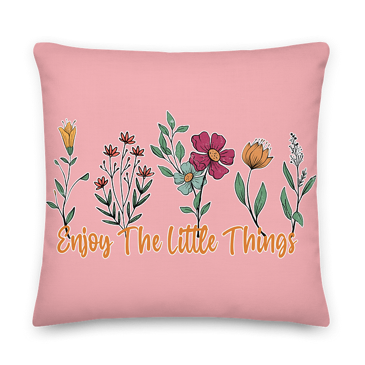 Cheerful Blossoms Premium Pillow product image (1)