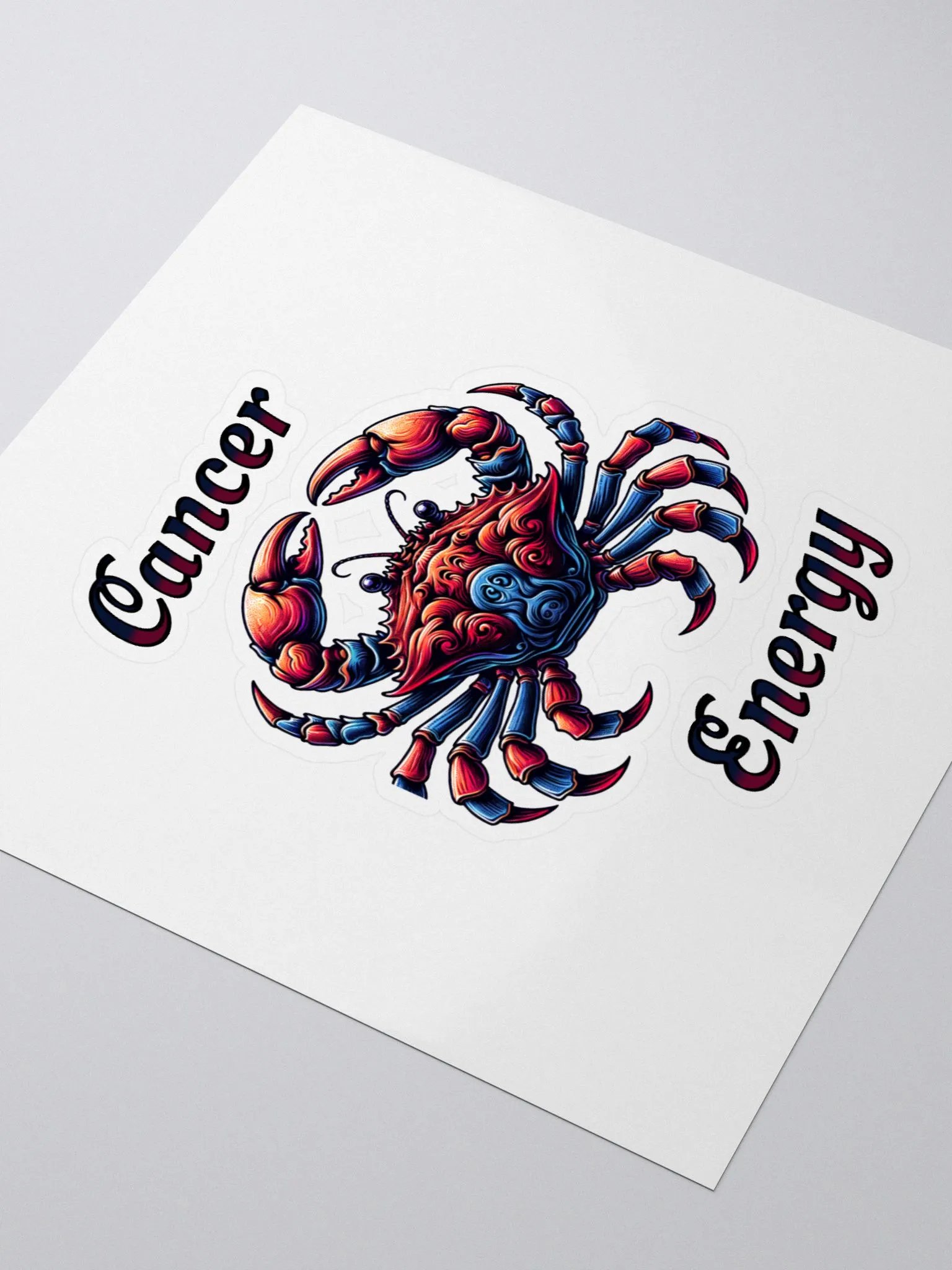 Zodiac Sign Cancer Energy Sticker product image (3)