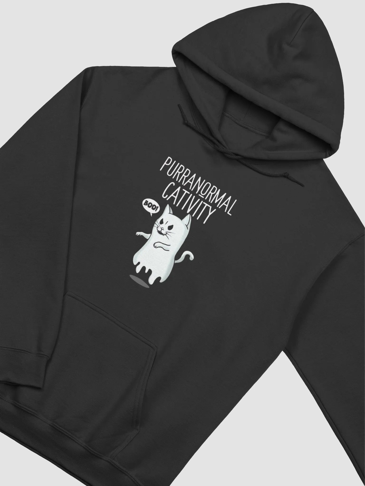 Ghost Cat Purranormal Cativity Hoodie product image (21)