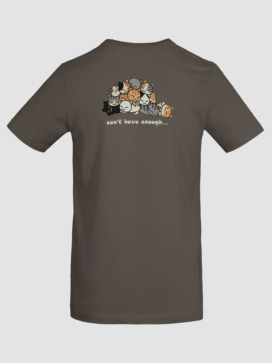 Gray and White (Off-white) Cat Unisex T-shirt product image (87)