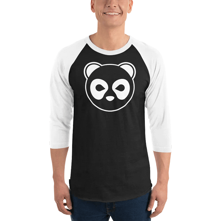 White Logo Baseball Tee product image (1)