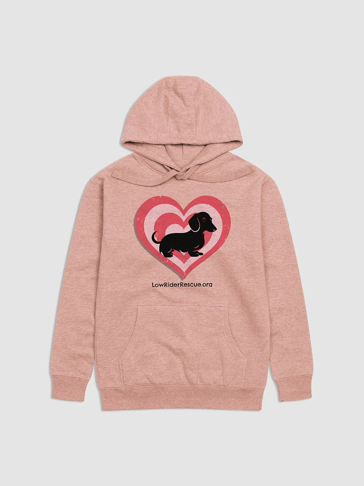 Dachshund Heart Hoodie - Valentine product image (5)