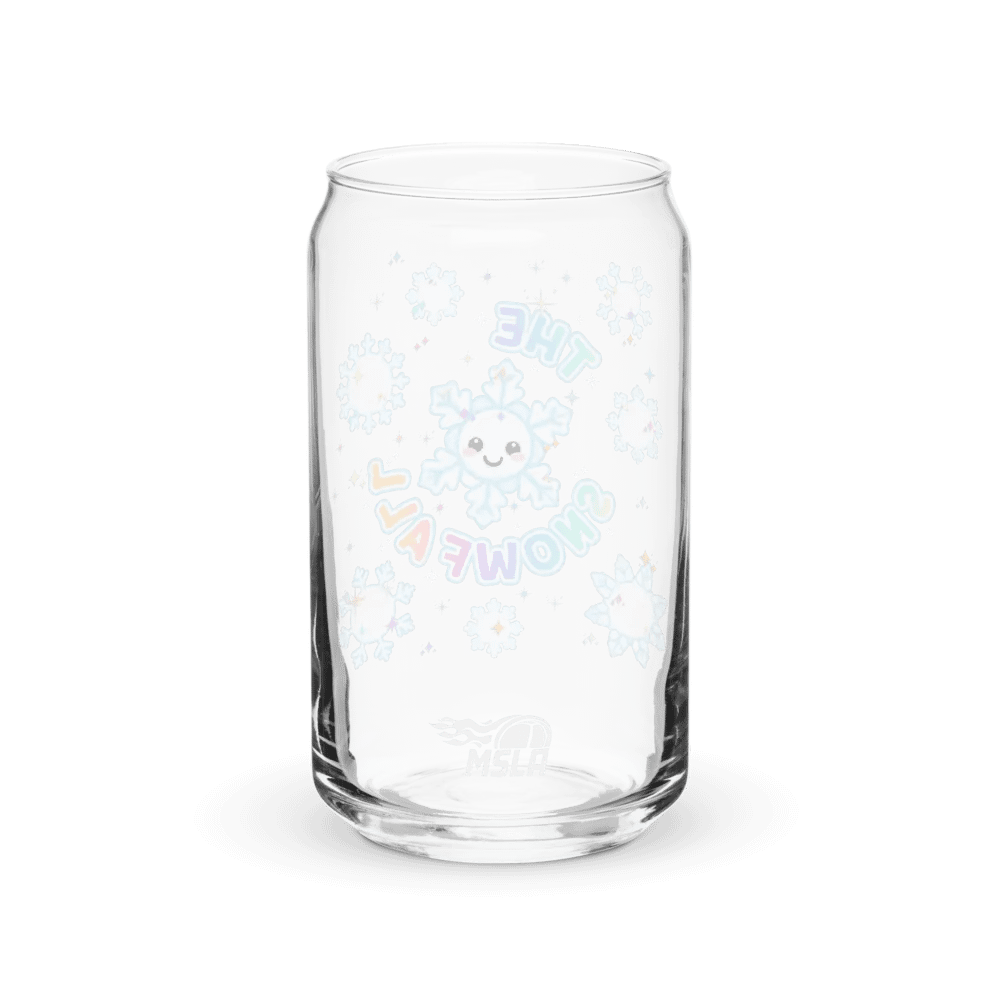 The Snowfall - Can Shaped Glass product image (4)