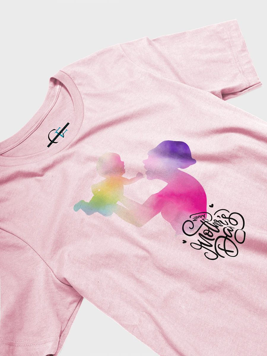 Bella + Canvas “Happy Mother’s Day” Watercolor Silhouette T-Shirt – Soft & Sentimental product image (24)