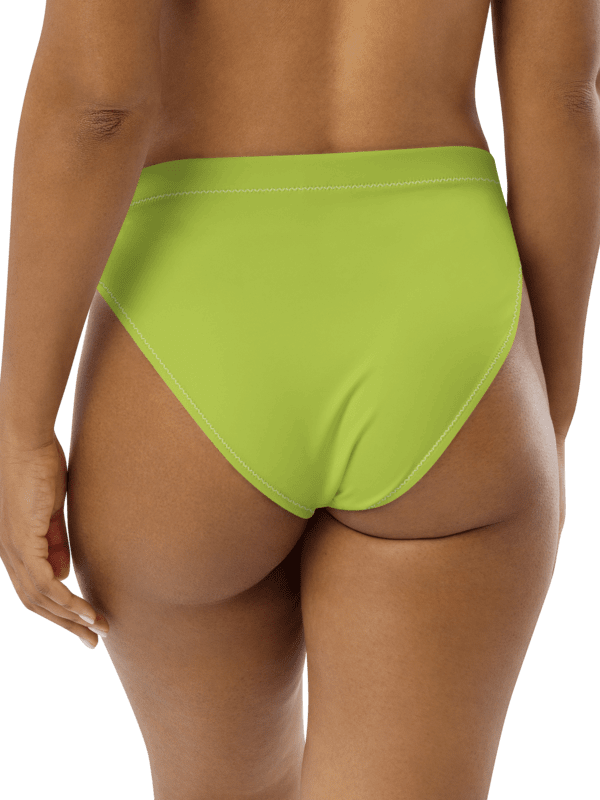 ZAYO Bold Lime High Waisted Bikini Bottom product image (6)