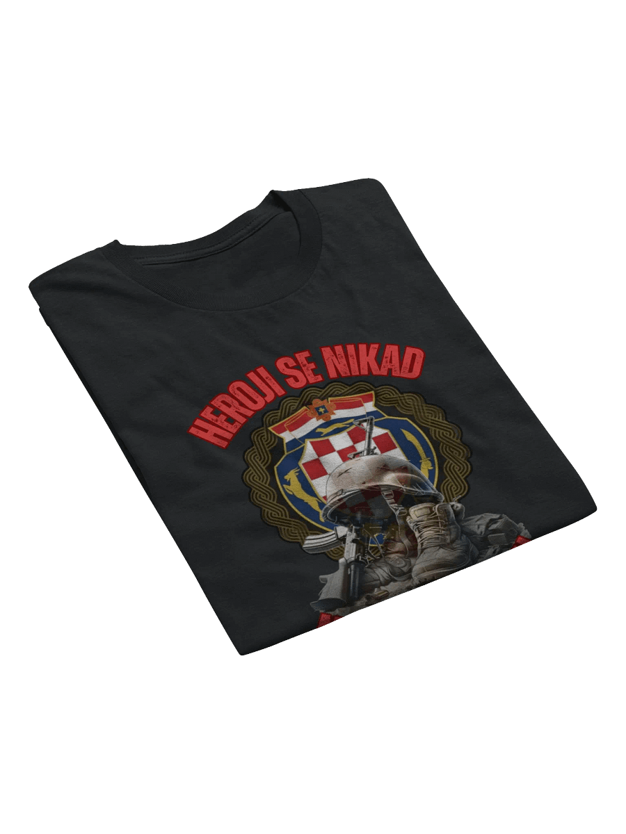 Memorial Crest Military Heroji se nikad ne zaboravljaju T-Shirt product image (20)