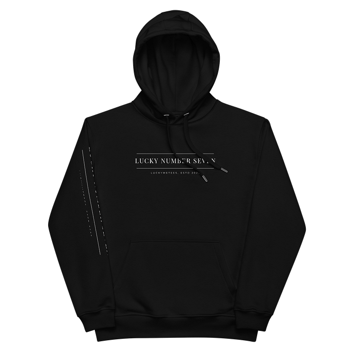 LUCKY NUMBER SEVEN Abstract Elegance Eco Hoodie product image (2)