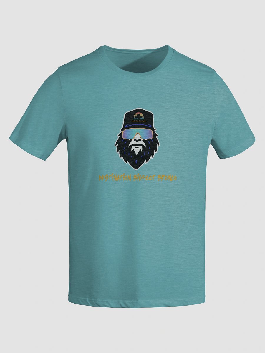 Destination Bigfoot Bronco Bigfoot Logo Bella+Canvas Women's Supersoft Relaxed-fit T-Shirt (Heather Blue Lagoon) product image (7)