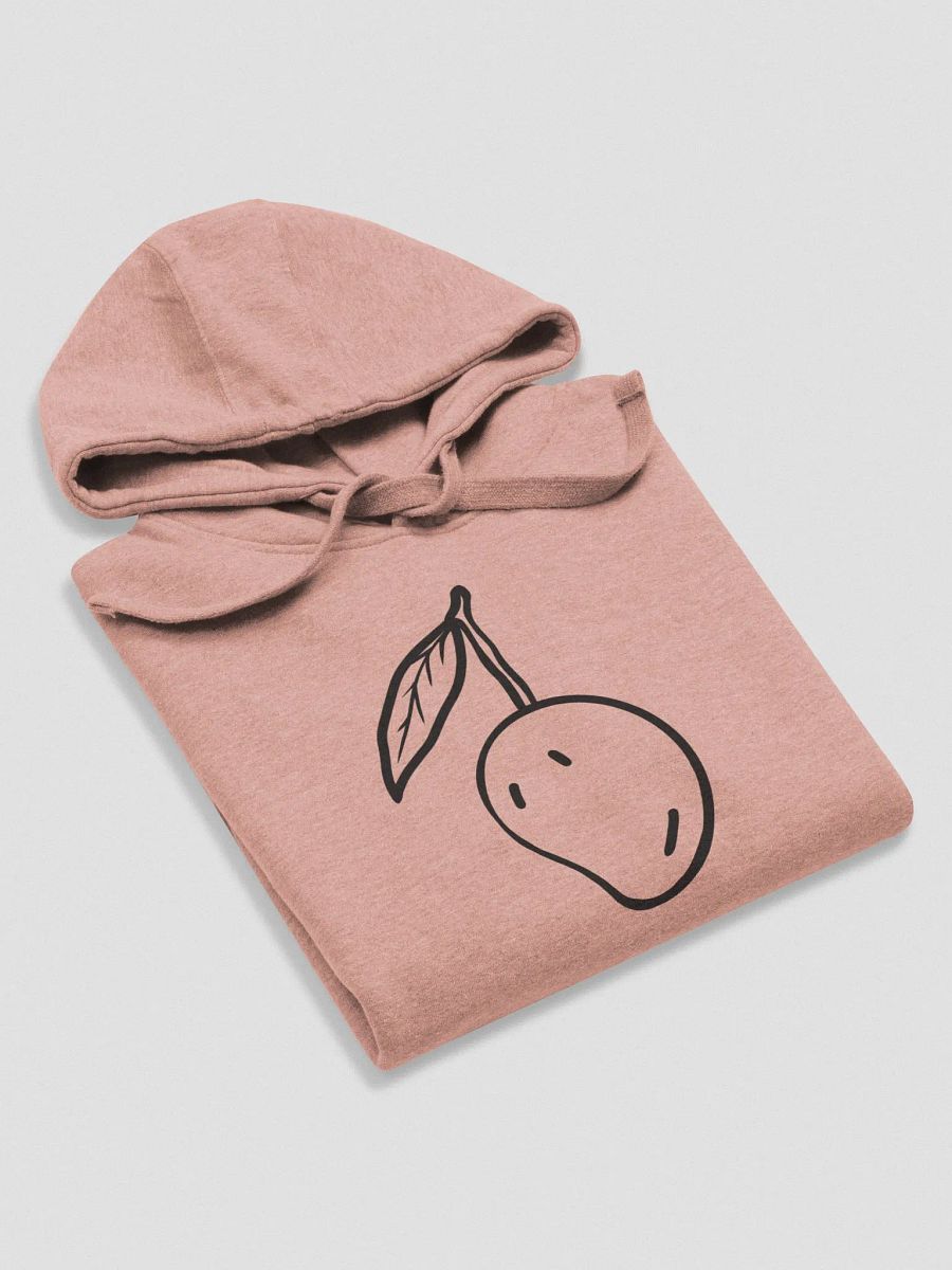 Mango Fruit Hoodie Cotton Heritage Unisex Premium Black Outline product image (62)