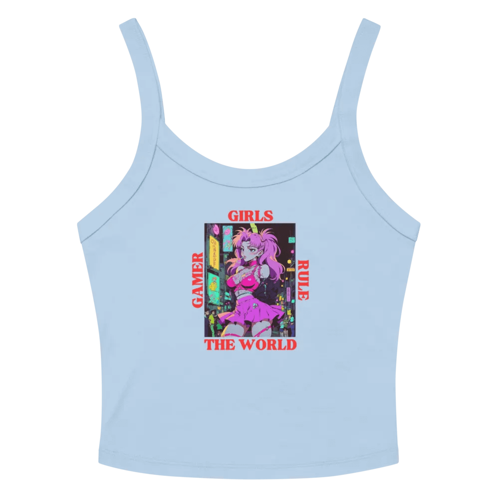 gamer girls rule the world crop tank product image (8)
