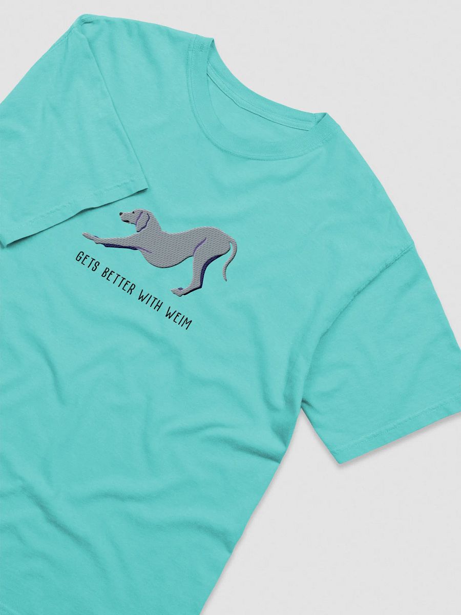 Gets Better With Weim T-Shirt(Embroidered) of a Weimaraner product image (27)