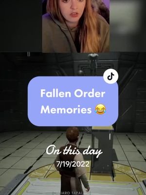 #onthisday The force was nowhere to be found… 🫣 #starwars #fallenorder #jedifallenorder #starwarsjedifallenorder #jedisurvivor #twitchstreamer #funnymoment #calkestis #ps5gaming 