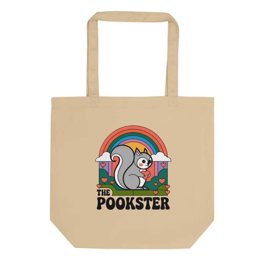 Rainbow Heart Squirrel Eco Tote product image (1)