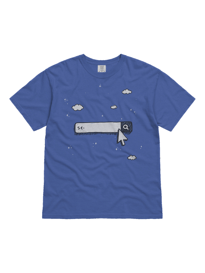 Starry Night Search Bar Design Heavyweight T-Shirt product image (6)
