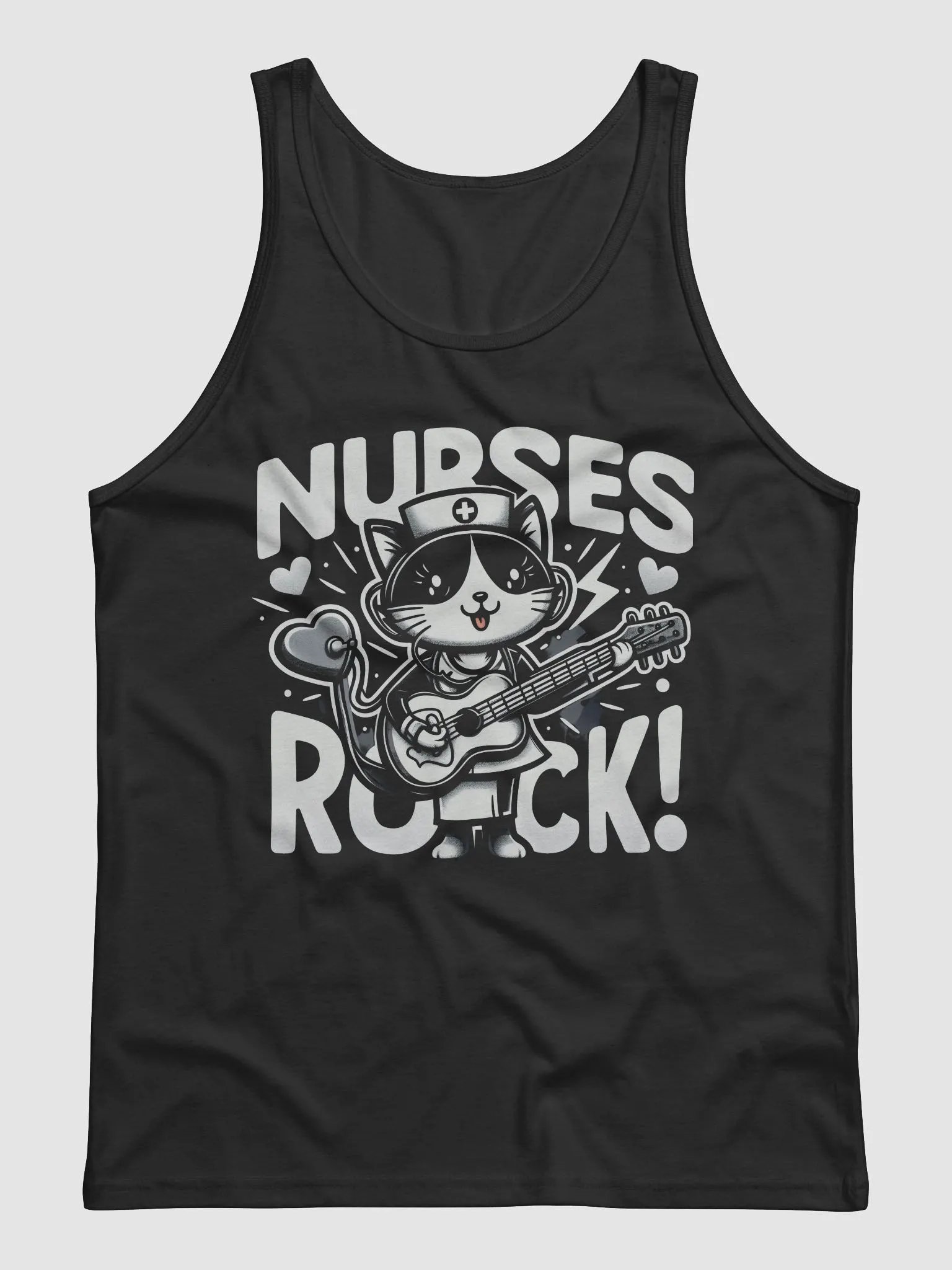 Rockin' Nurse Cat Tank product image (7)